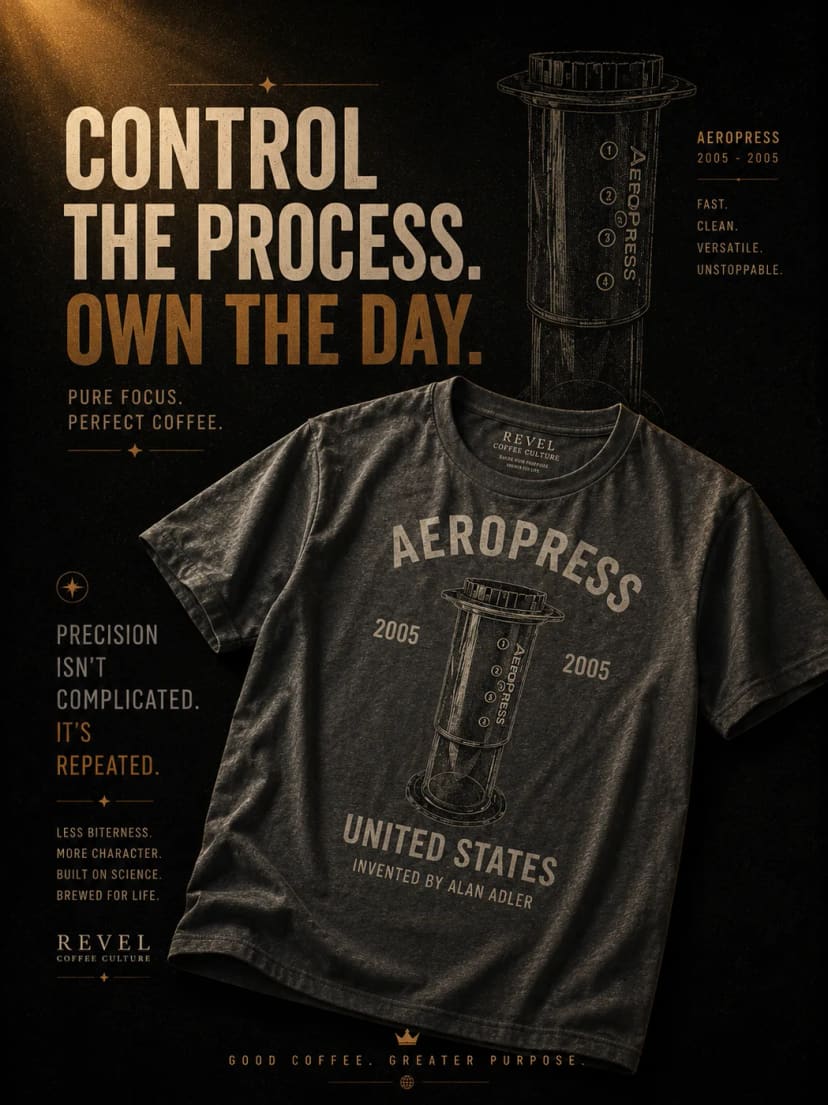 Tee Aeropress REVEL ORIGIN