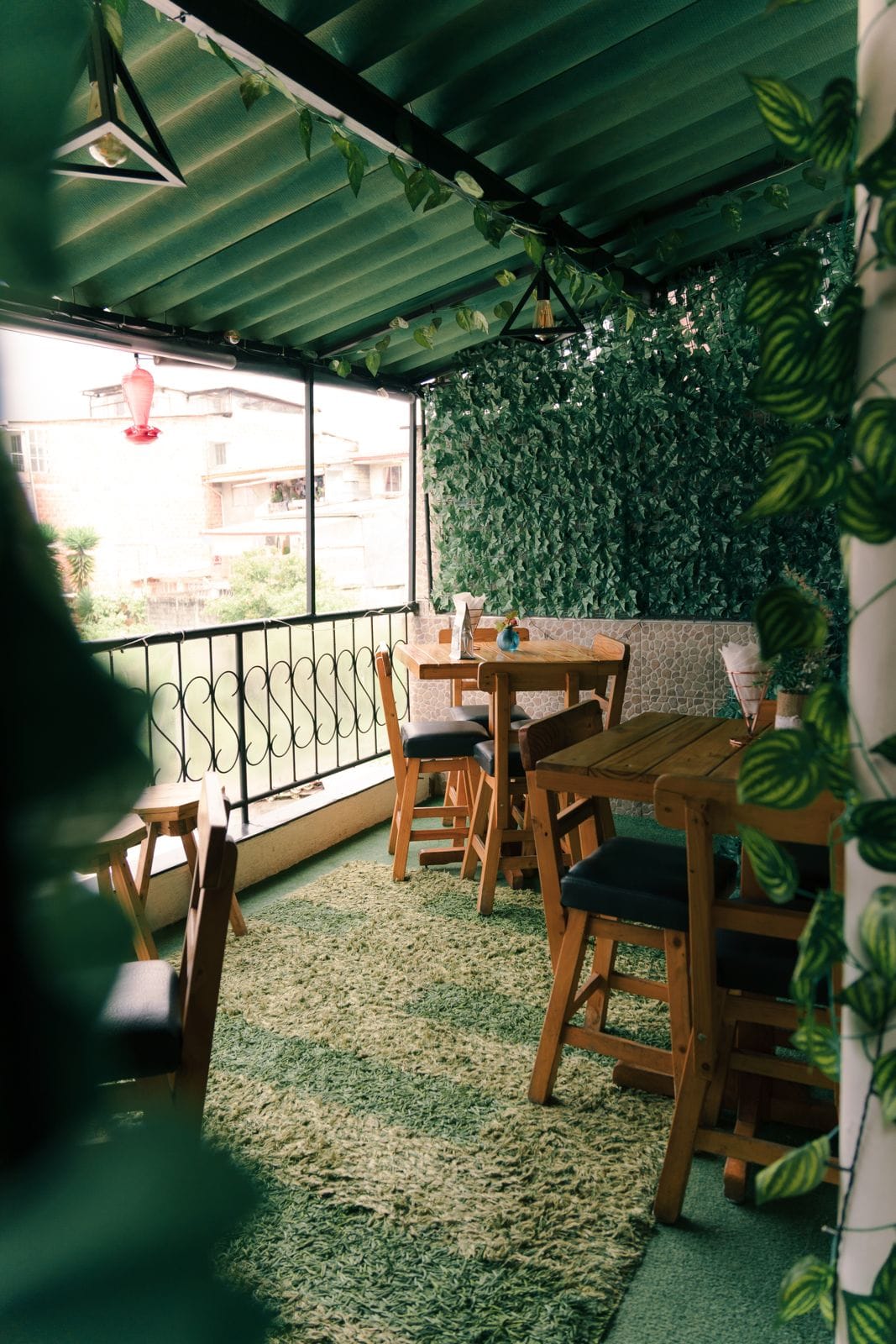 Terraza balcón con vista a Manizales